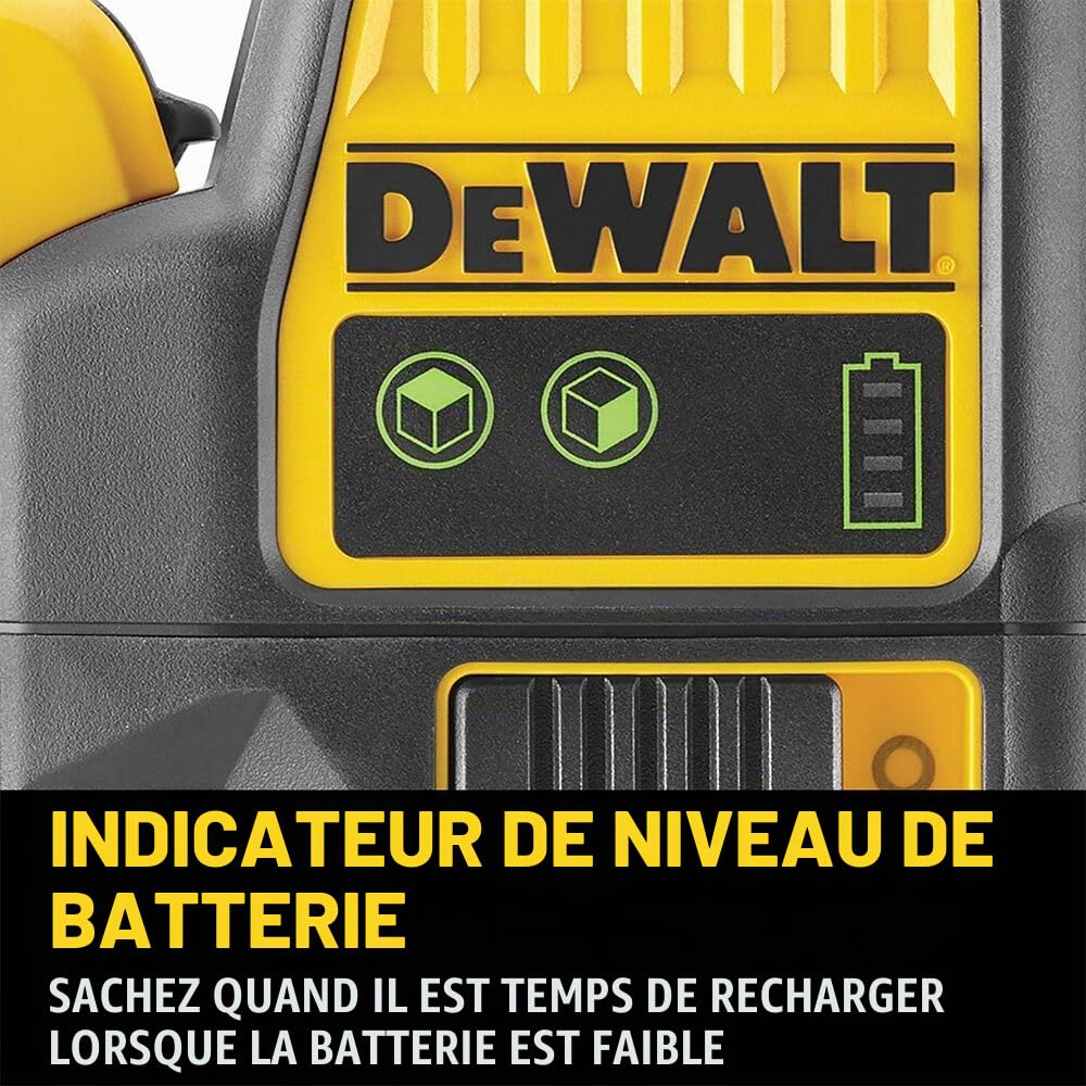Dewalt - Niveau laser 2 x 360° 12V faisceau vert - DCE0811D1G-QW