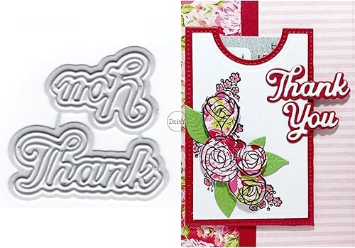 DzIxY Shadow Words - Troqueles de corte de metal para hacer tarjetas, troquelados, juegos de troqueles de papel, plantillas para álbumes de