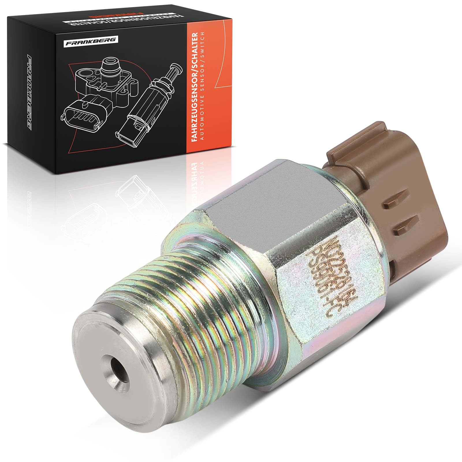 Frankberg Sensor de presión de combustible 3 Polos 499000-6100 | Compatible con: Cabstar F24M F24W, Navara D22, Pathfinder III R51