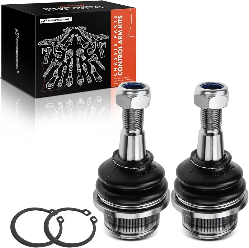 A-Premium Front Lower Ball Joint, Compatible with Ram, Dodge | for Ram 1500 2011-2012 & Dodge Ram 1500 2002-2010, Pack of 2, Reinforce Loose Suspension Feel