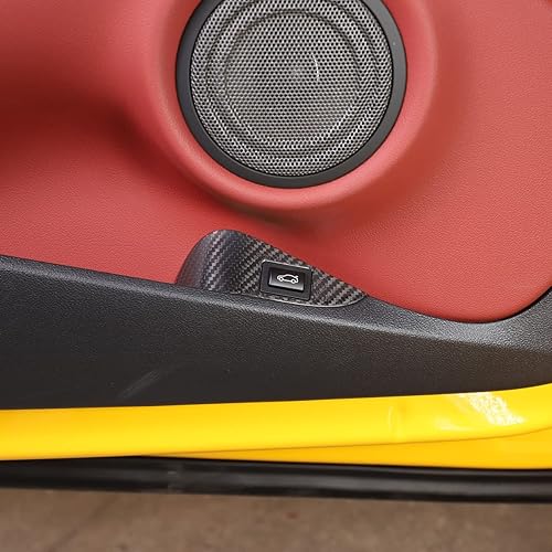 Miniatura 4 de Marco protector decorativo para interruptor de maletero de automóvil, borde de fibra de carbono real, apto para Toyota Supra GR A90 A91 MK5