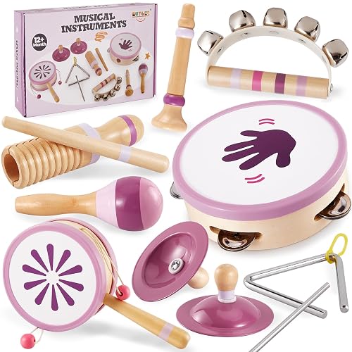 Buyger Instrument de Musique Bébé Pur Enfant, Ensemble Percussion