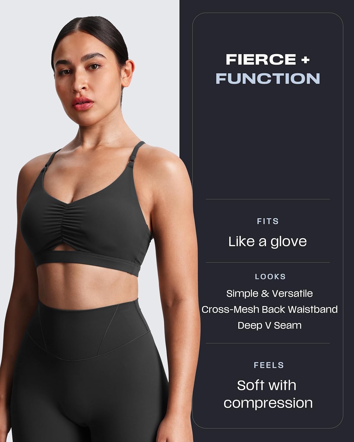 Aoxjox Women's Workout Velura Biker Shorts High Waisted Hidden Scrunch PlushFlex™ Athletic Yoga Short 6" - Image 4