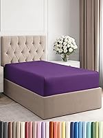 Vista 551 de King Fitted Bed Sheet - Bottom Single Fitted Sheet Only - Ultra-Soft Hotel Luxury Bedding w/ 8-16 Inch Deep Pockets - Breathable, Cooling & Wrinkle