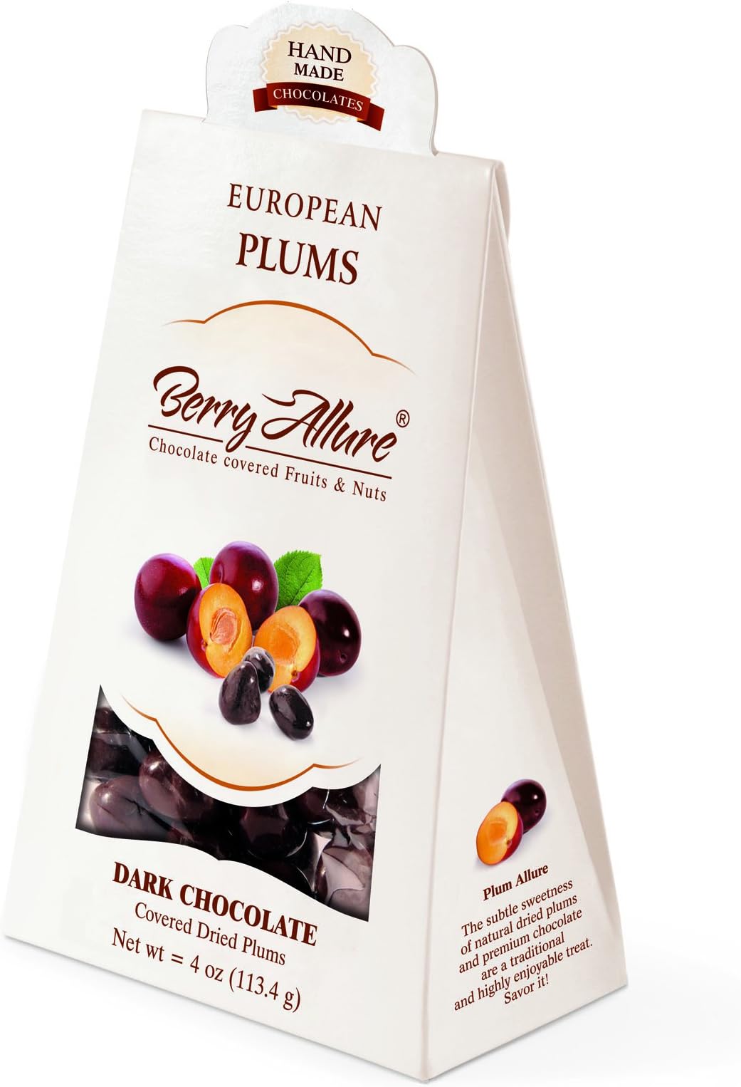 Berry Allure Doti Plums in Chocolate, 900 g - Lot of 4