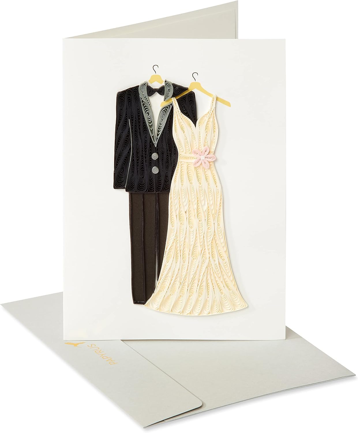 Papyrus Premium Wedding Quilling Card (The New Mr. & Mrs.) image 4 of 6 B092LBR1CT