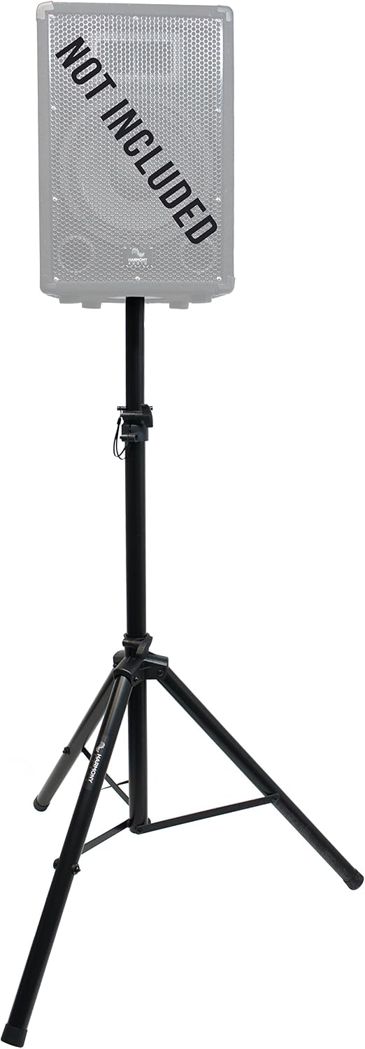 Harmony Audio HA-SSG Pro Audio DJ Portable Tripod Single Speaker Stand