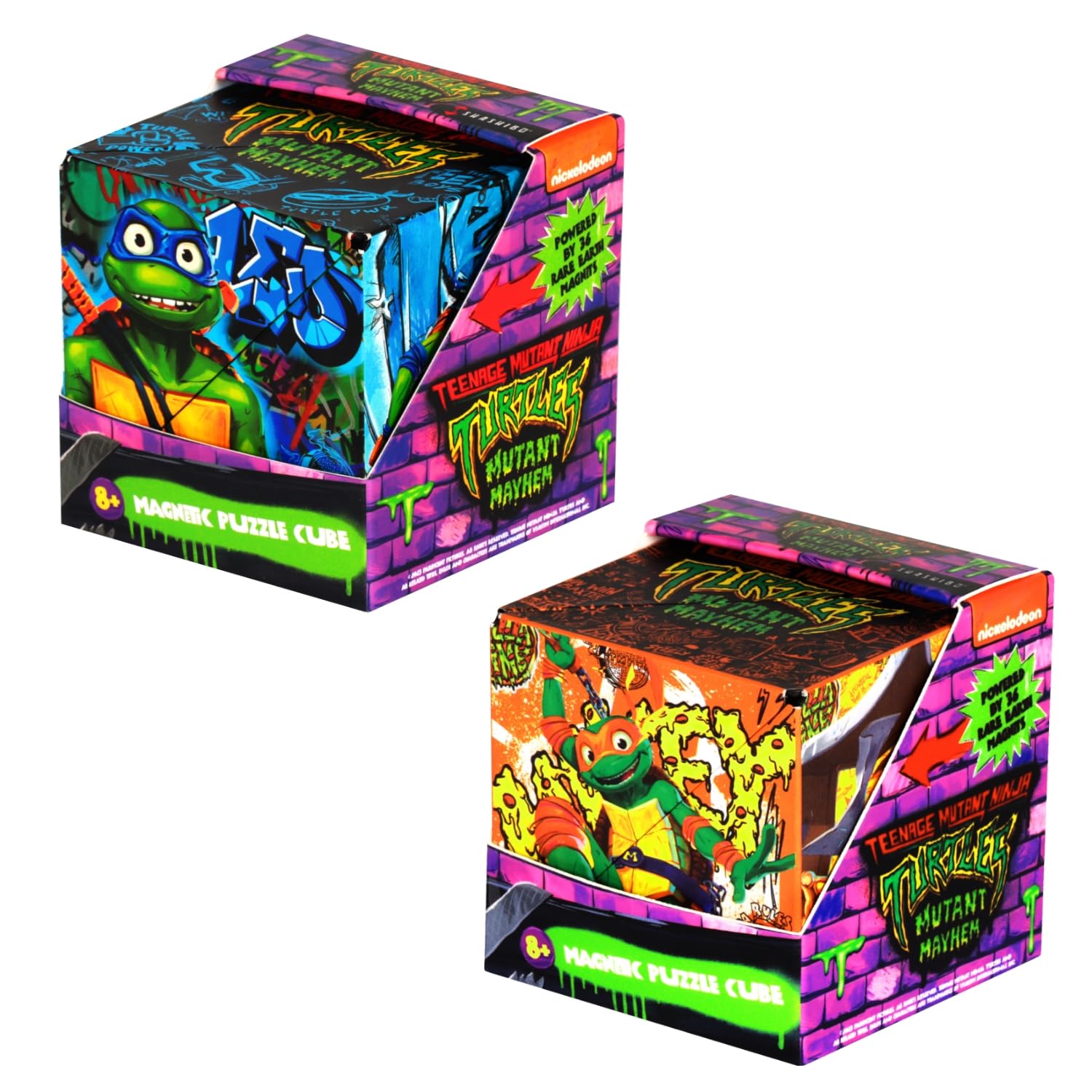 SHASHIBO Teenage Mutant Ninja Turtles Shape Shifting Box - Leo Series 2 + Mikey Series 1