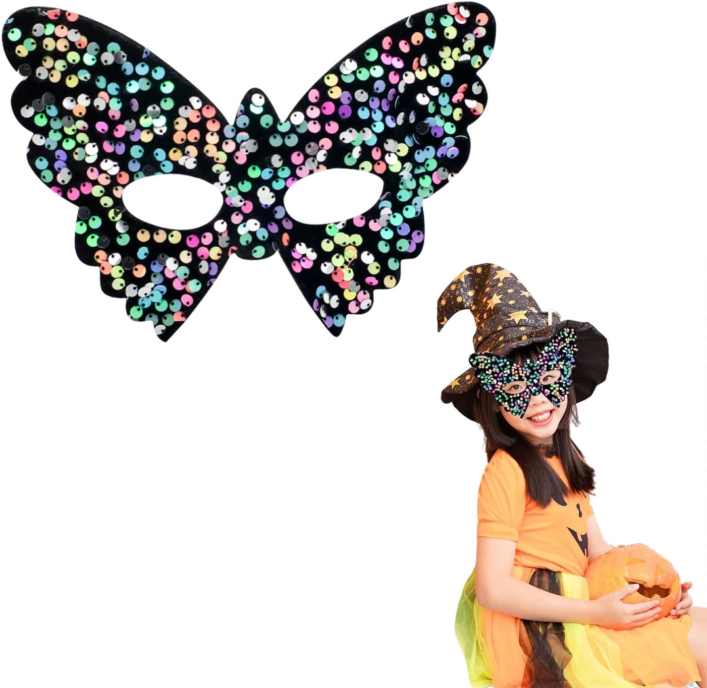 Amazon.co.jp [BEAUTY PLAYER] ベネチアンマスク ハロウィン マスク スパンコールマスク コスプレ 仮装 変装