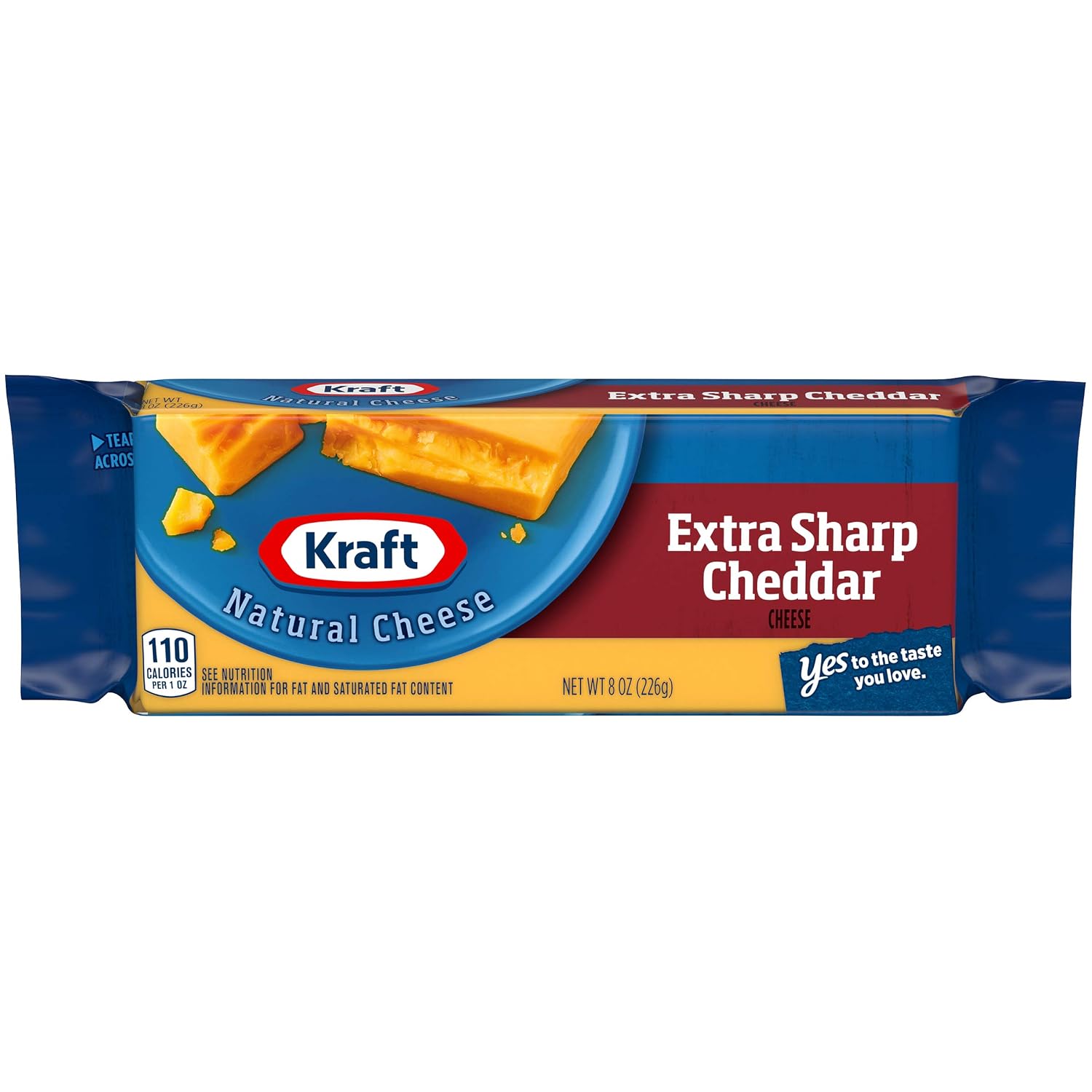 Kraft Natural Extra Sharp Cheddar Cheese (8 oz Block)
