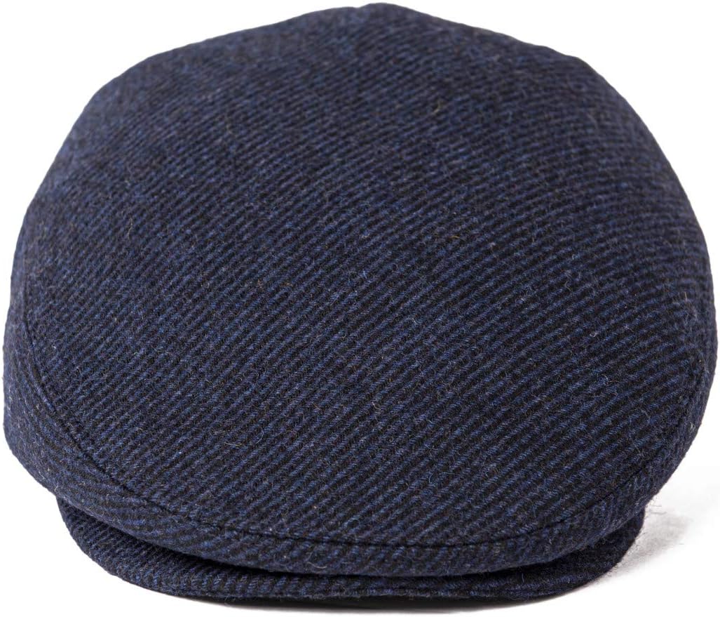 Men Wool Blend Ivy Newsboy Cap Tweed Gatsby Cabbie Flat Hat - Image 5