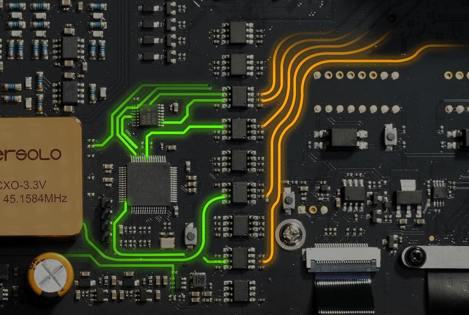 Internal circuit board of the EVERSOLO DMP-A10
