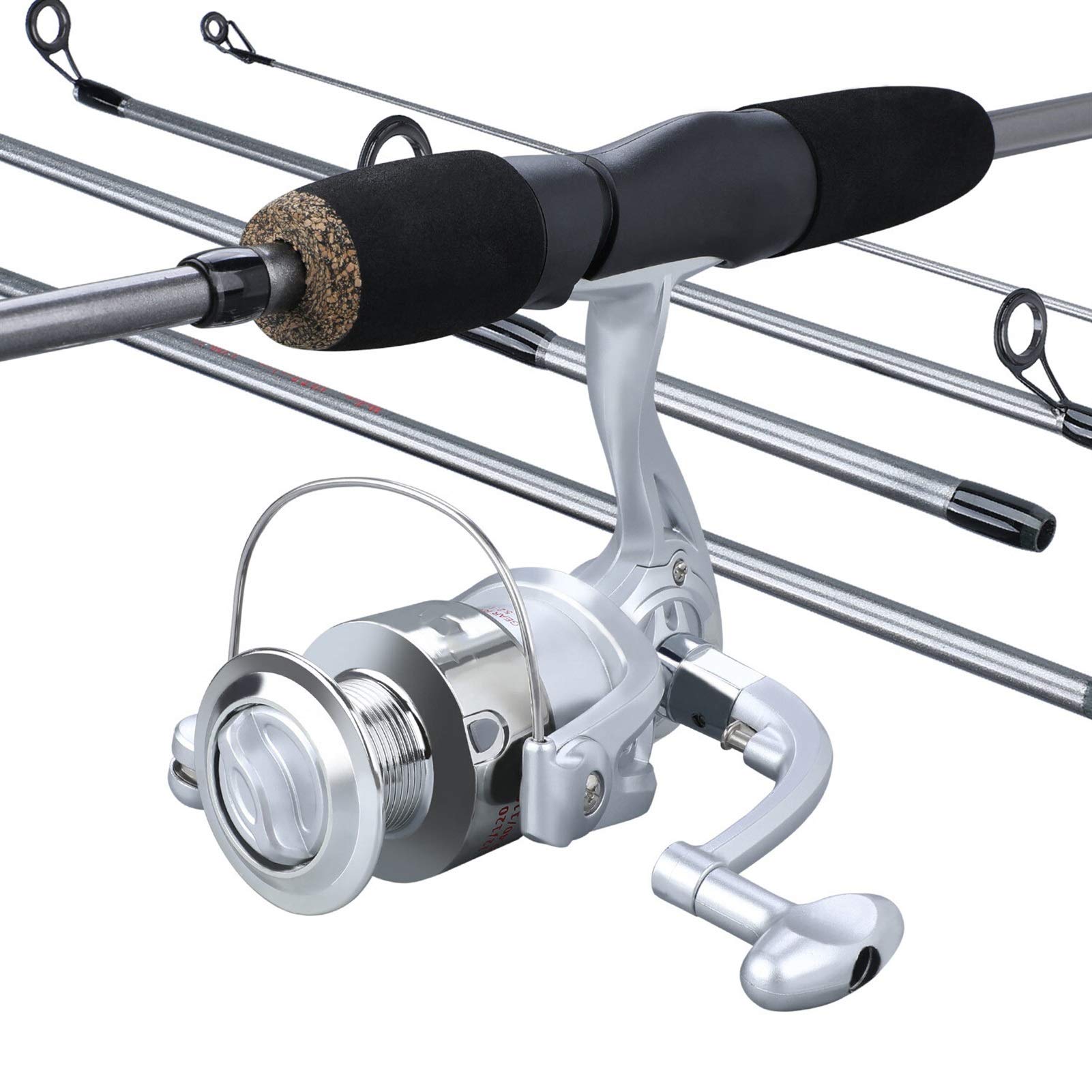 Unikalna wędka Ręka wędkarska Rękarka Combo Portable Travel Rod Fishing and Aluminiowy Zestaw do połowów Spool Prezent wędkarski (Length : Spinning Rod)