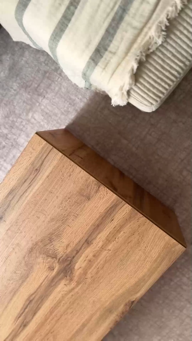 Table Basse Luxury Bois Rustique – Style Industriel Fer & Mélaminé – Made In Italy Mobili Fiver