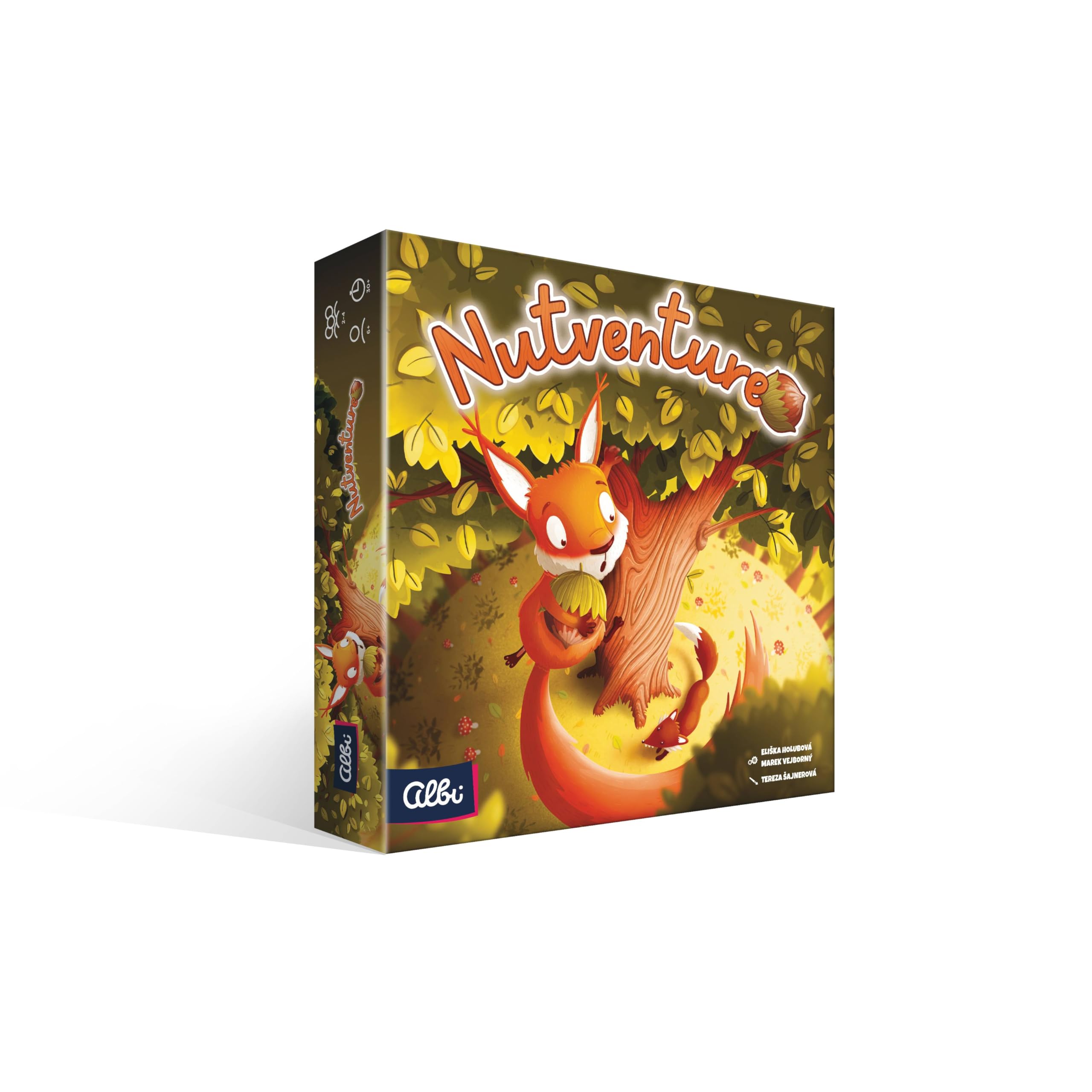 ALBI 62120 Nutventure (EN/DE/PL) - Exciting 3D Children's Game, Interactive Board Game with 3D Tree, Fun Tactical Game for 2-4 Players from 6 Years, Ideal Family Game