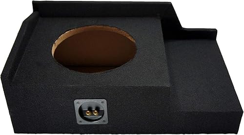 Miniatura 2 de American Sound Connection Compatible con Chevy Silverado 99-06 Extended Cab Truck Single 10" Kicker C10 Sub Box Enclosure 300 Watts Peak