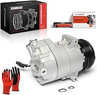 Vista 10 de A-Premium Compresor A/C con embrague compatible con Buick Verano 2.4L 2012, estilo CSP15