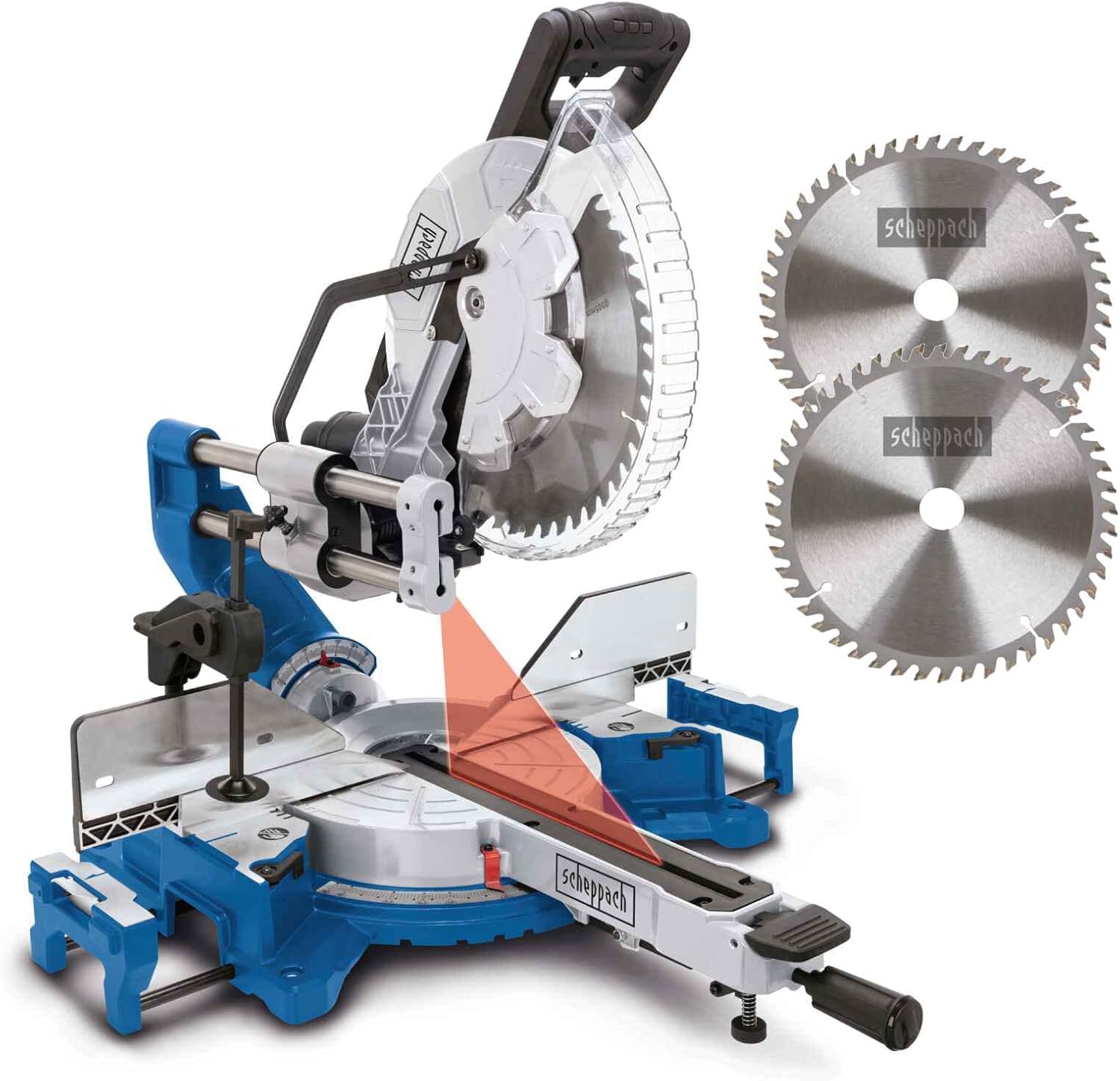 Scheppach Scie à onglet radiale HM305SL - Scie à bois 2000 W