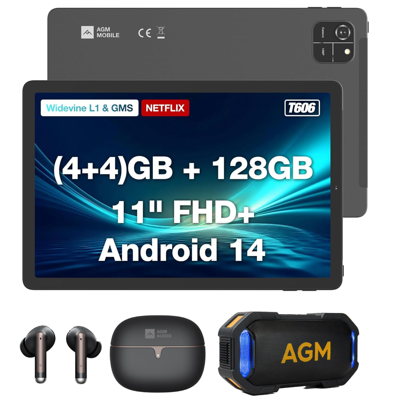 AGM PAD T1 11インチタブレット Wi-Fiモデル Amazon.co.jp: [2025新登場Android 14 タブレット]AGM PAD T1