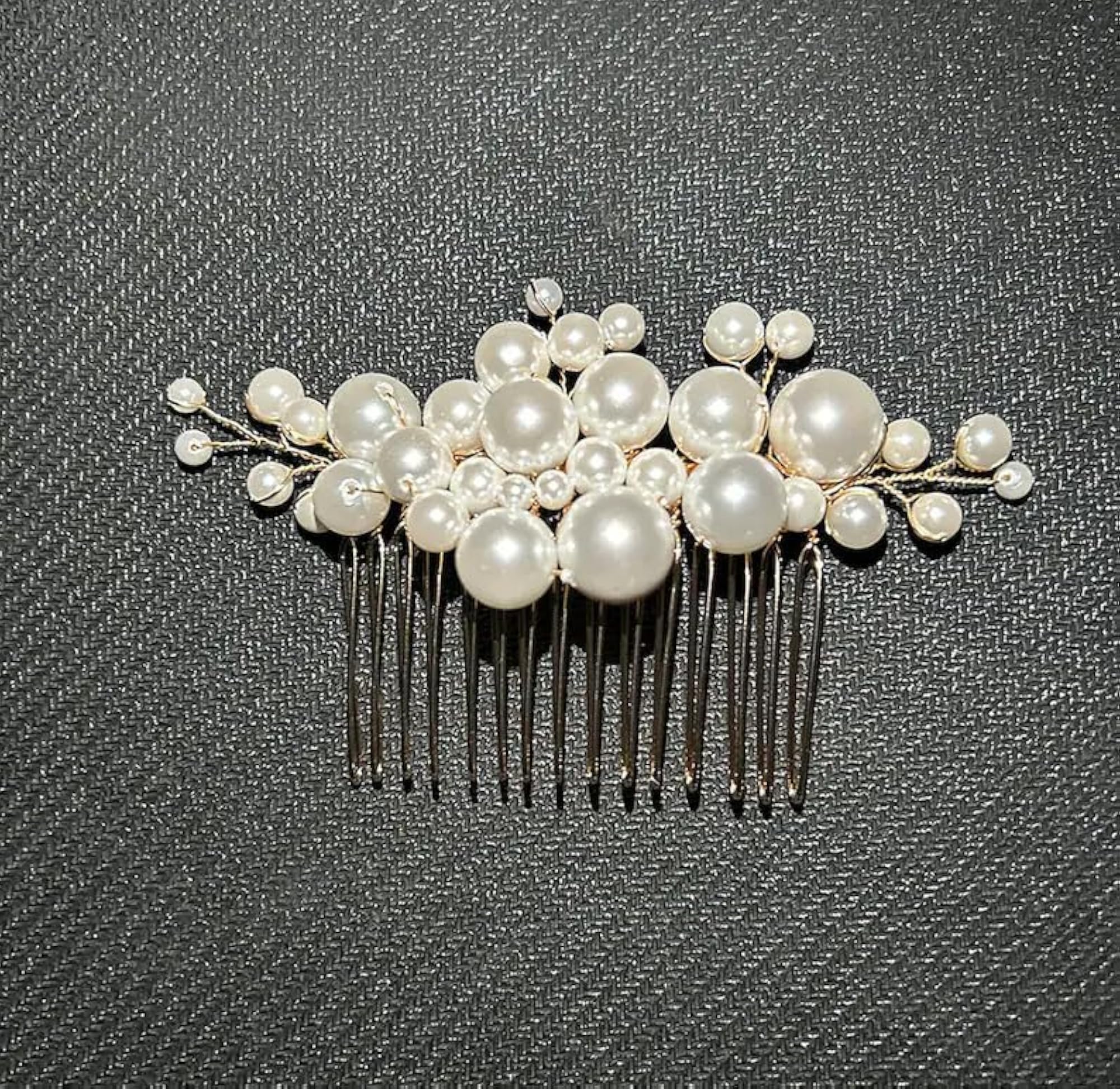 Bridal Pearl Hair Combs and Wedding Hairpins Set