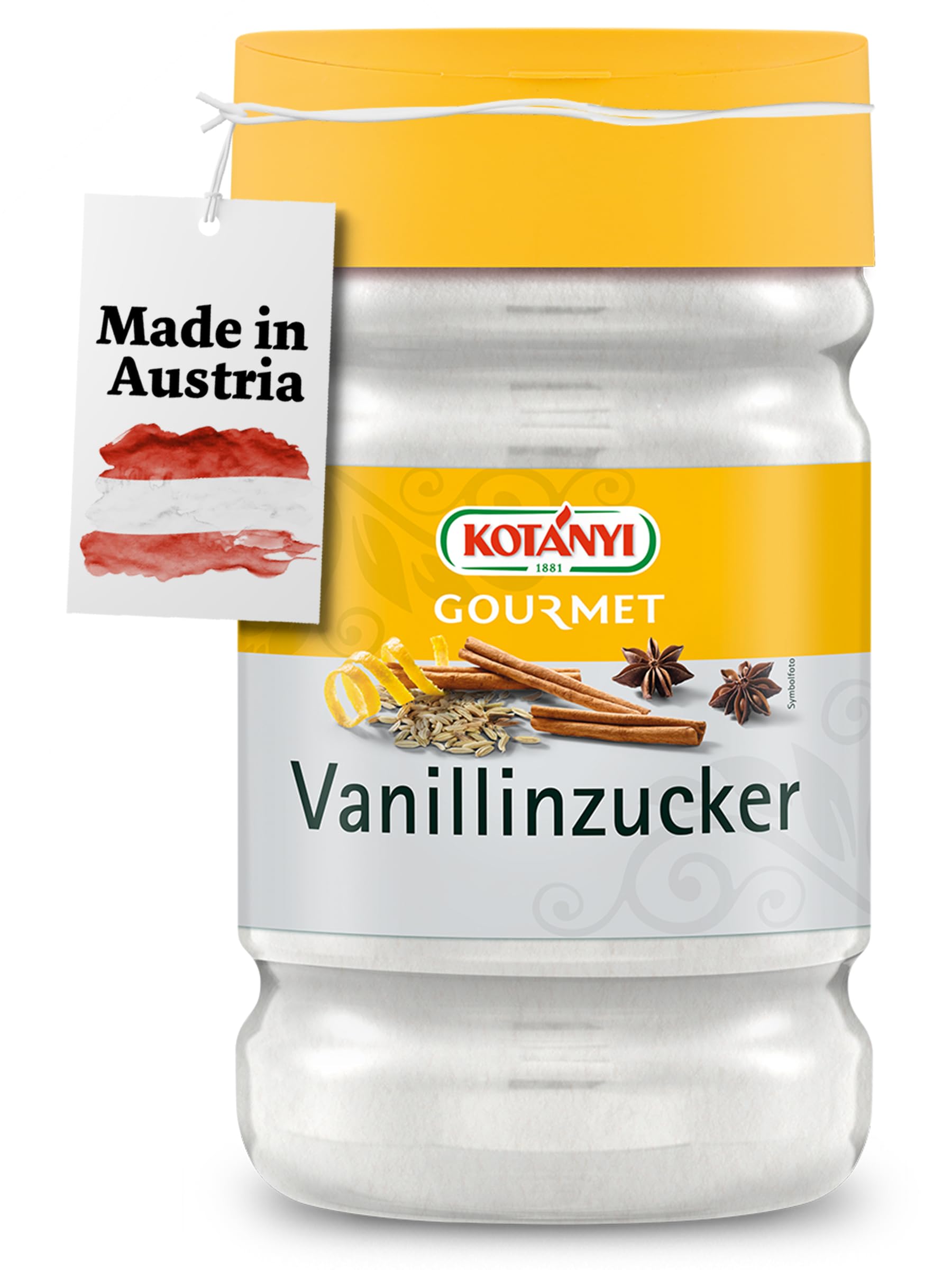Kotanyi Vanillinzucker Gewürze für Großverbraucher und Gastronomie, 1150 g