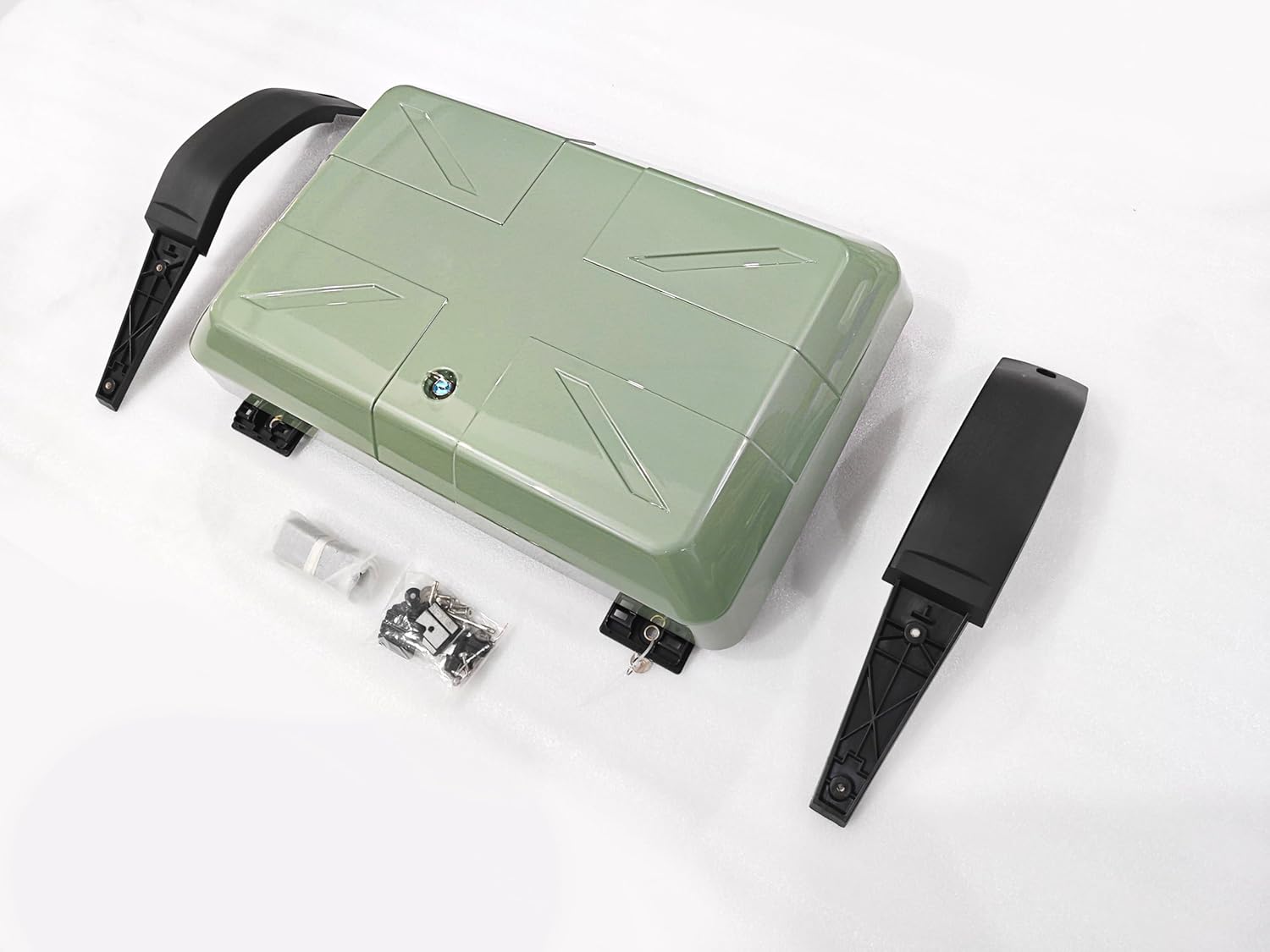 Grasmere Green Fit Defender 90 110 130 Exterior Side Mounted Gear Box Carrier 2020 2021 2022 2023 2024