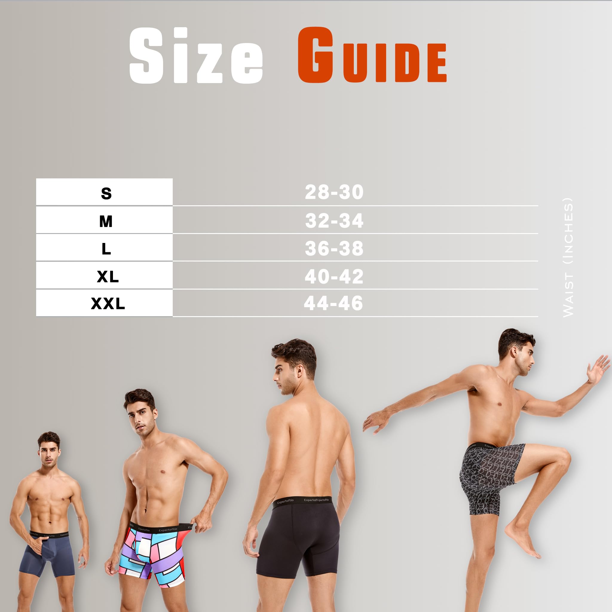 Calzoncillos Largos Deportivos para Hombre, Ropa Interior Funcional, Pack de 6 Piezas, Pantalones Cortos de Compresión con Apertura para Hombres