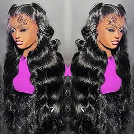 Body Wave Lace Front Wigs Human Hair 24 Inch 13x6 Lace Front Wigs Human Hair 200% Density 13x6 Lace Front Wigs for Women