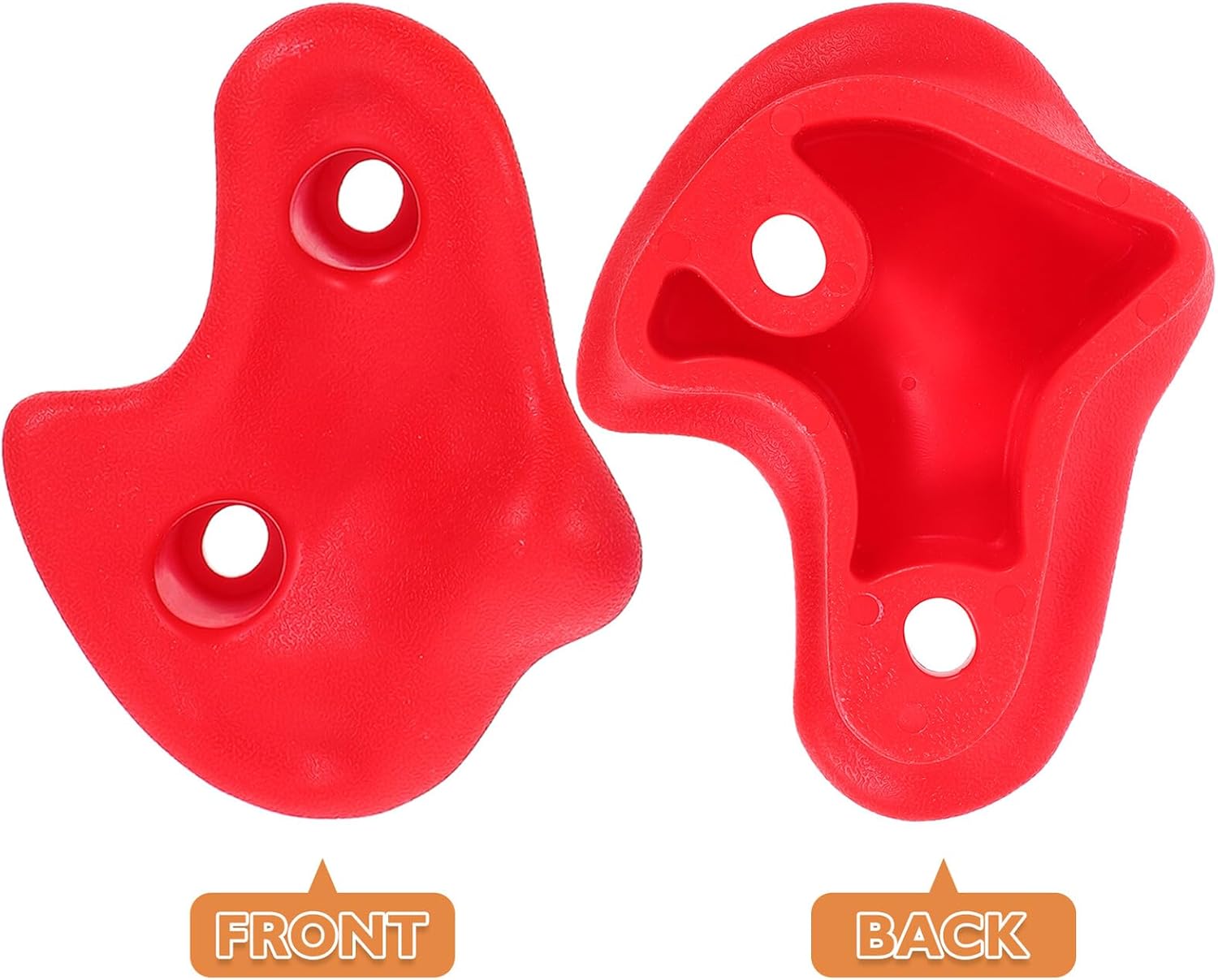 Abaodam 6pcs Climbing Wall Holds Set Thickened Climbing Grips for Indoor and Outdoor Playground Fitness Play Accessories