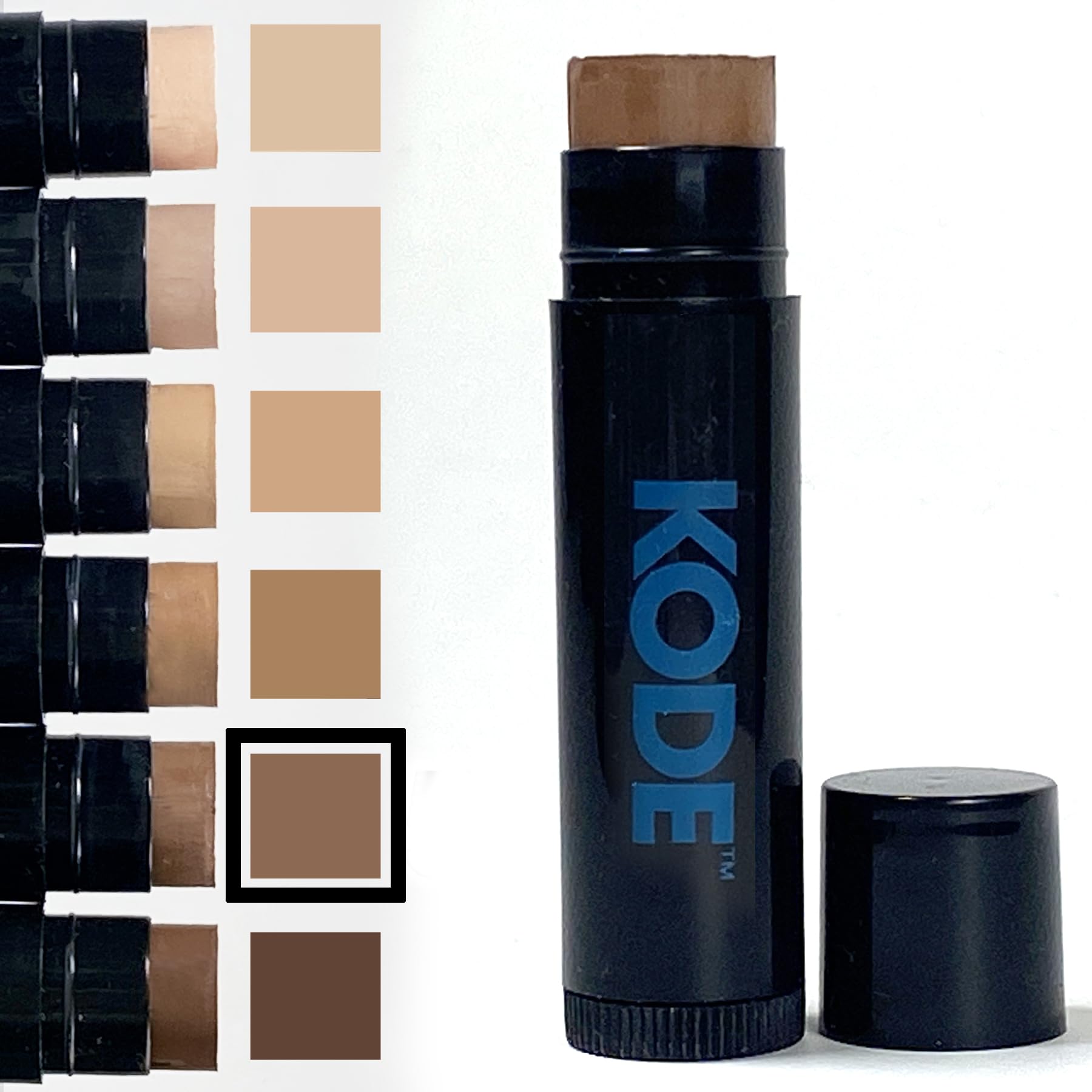 KODE Mens (5 - Darker) - Concealer Stick for Blemish, Acne, Dark Circles, and Scars - Darker - 5ml
