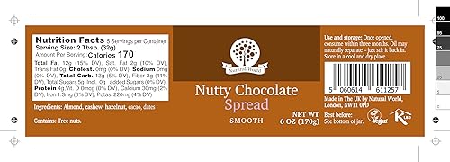 Miniatura 4 de Nutural World - Crema suave de chocolate con nuez de 6 onzas (6.00 oz)