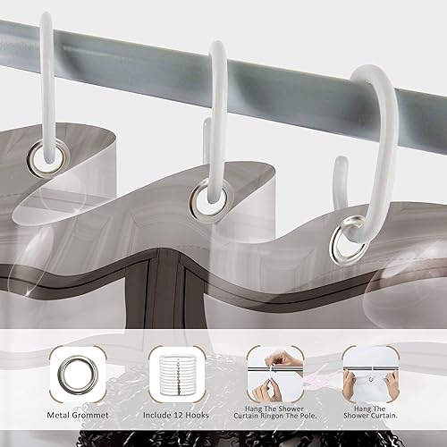 Miniatura 7 de Glawry Cortina de ducha con texto en inglés Get Naked Afro Lady, Get Naked Afroamericana, Afroamericana, romántica escritura, color rosa, tacones