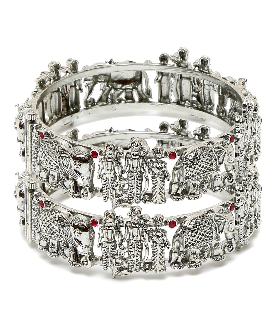 YouBella Fashion Jewellery Celebrity Inspired Traditional Bracelet Bangles Set for Women and Girls