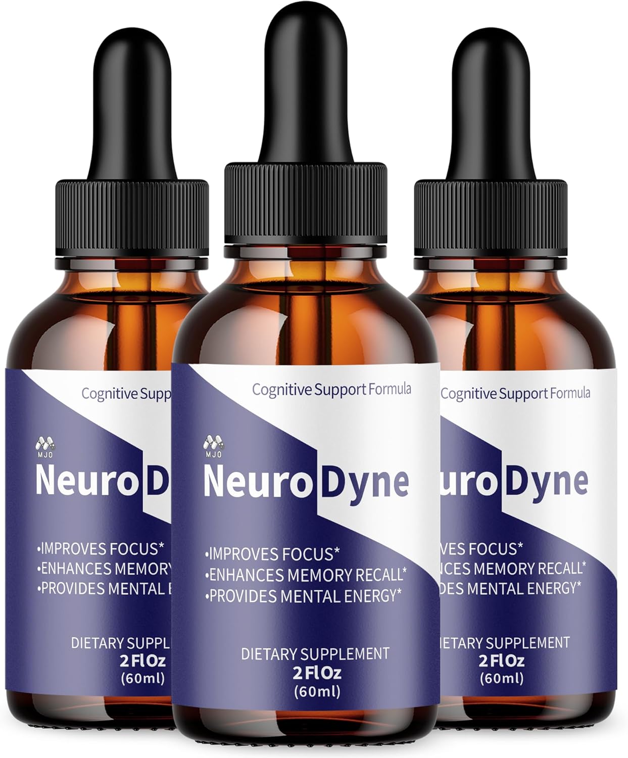 (3 Pack) Neurodyne Drops, Official Neurodyne Memory Drops with All Natural Ingredients, Advanced Neuro Dyne Supplement for Joint Health and Nerve Support with Vitamins for Women and Men (90 Servings)
