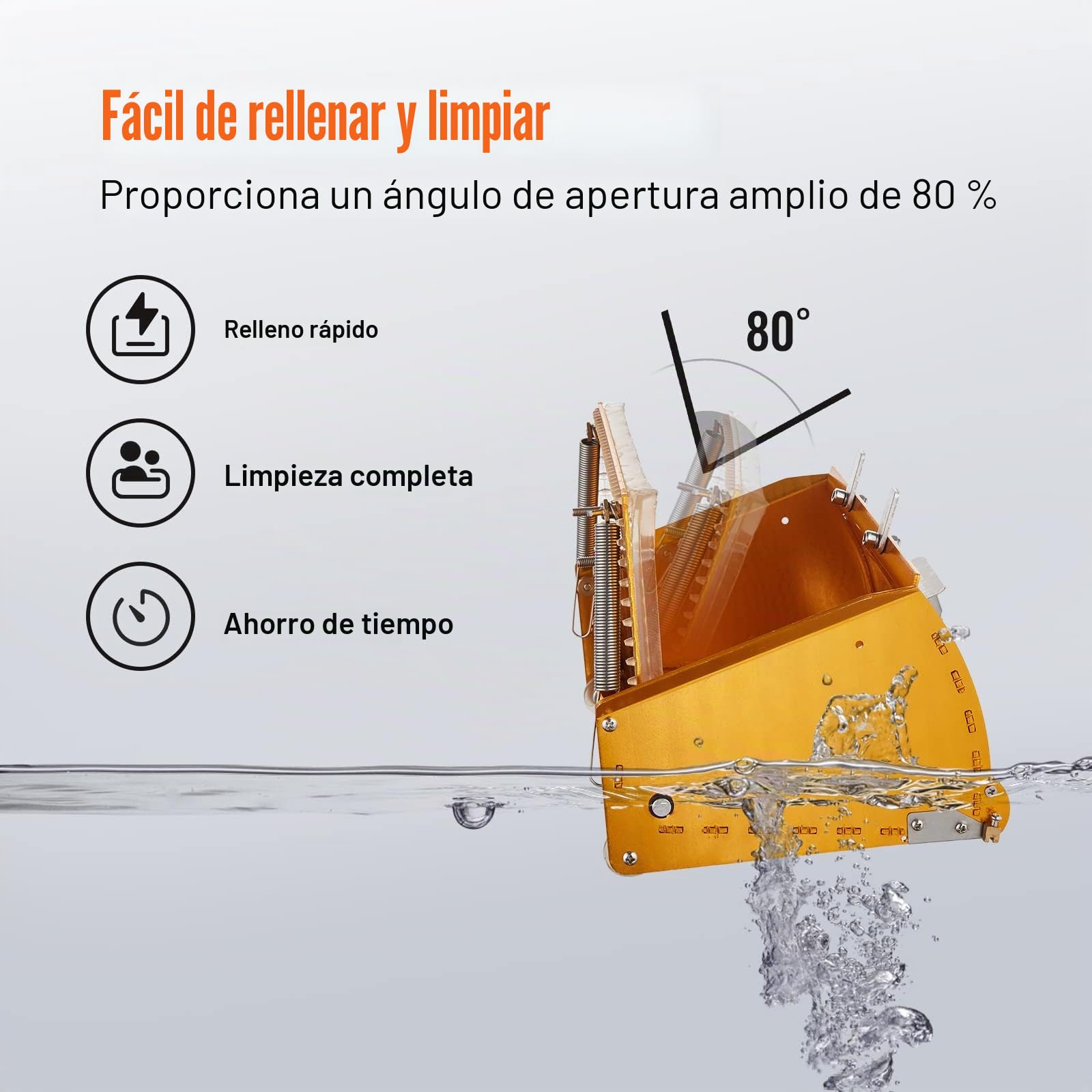 VEVOR Caja plana para paneles de yeso, caja de barro con acabado de aluminio de 265 mm para paneles de yeso, tableros de yeso, guardabarros adicional, 2 cuchillas de acero inoxidable de 10/12