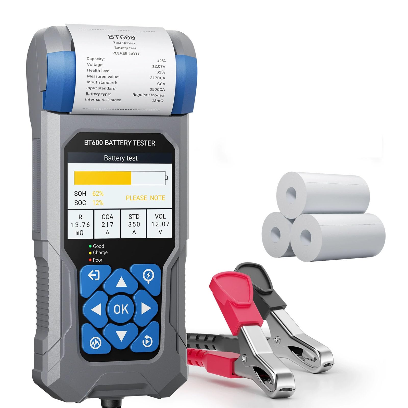 VDIAGTOOL BT600 VDIAGTOOL - Controllo del carico della batteria con