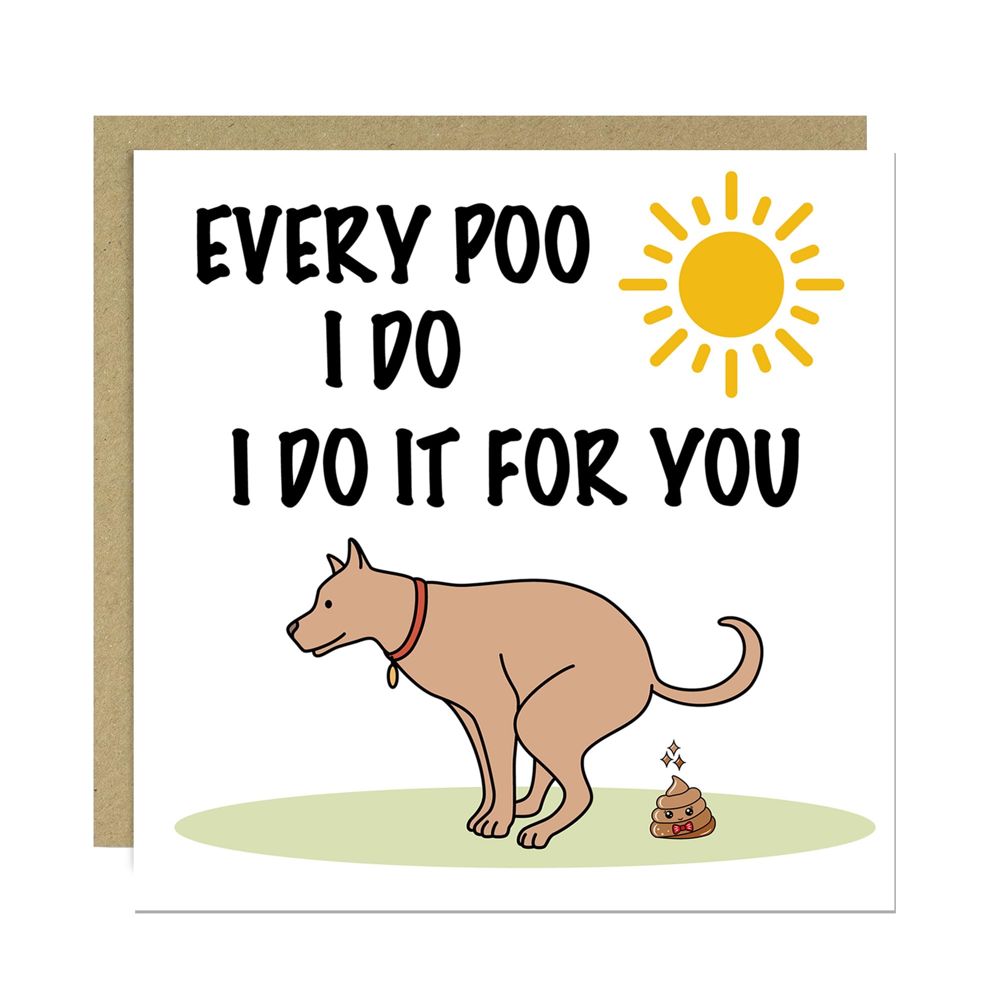 RED OCEAN Funny Card For Mum On Birthday Mothers Day, Card From Dog, Dog Mum, Funny From, Mothers Day, Birthday With Envelope,
