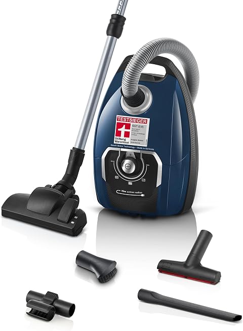 Bosch Staubsauger mit Beutel Serie 8 BGL8XPER, 700 W, blau