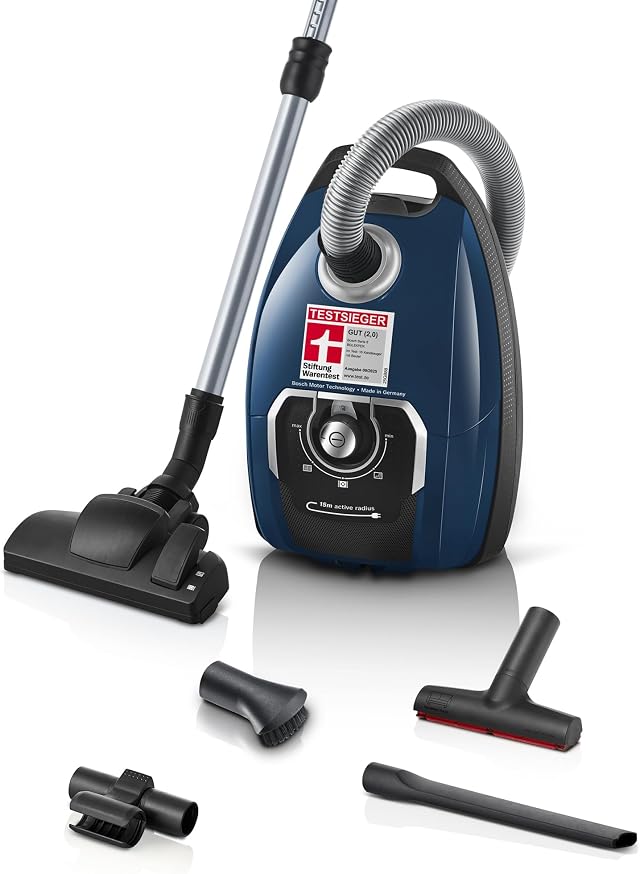 Bosch Staubsauger mit Beutel Serie 8 BGL8XPER, 700 W, blau