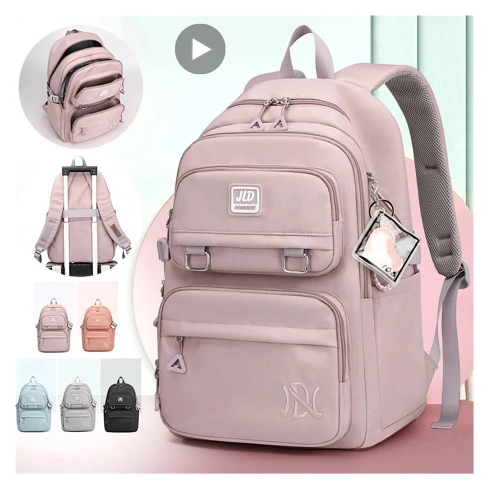 Pengchang Mochila escolar for niña, mochila for niños, Chico, adolescente, clase femenina, mochila escolar primaria for mujer, Kit de mochila for adolescentes