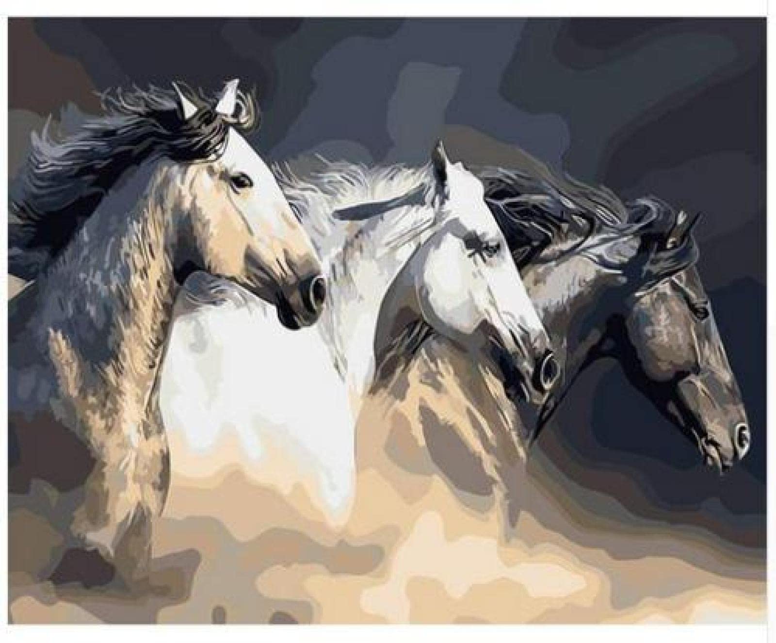 Point de croix diamant cheval complet 5D mosaïque strass loisir créatif