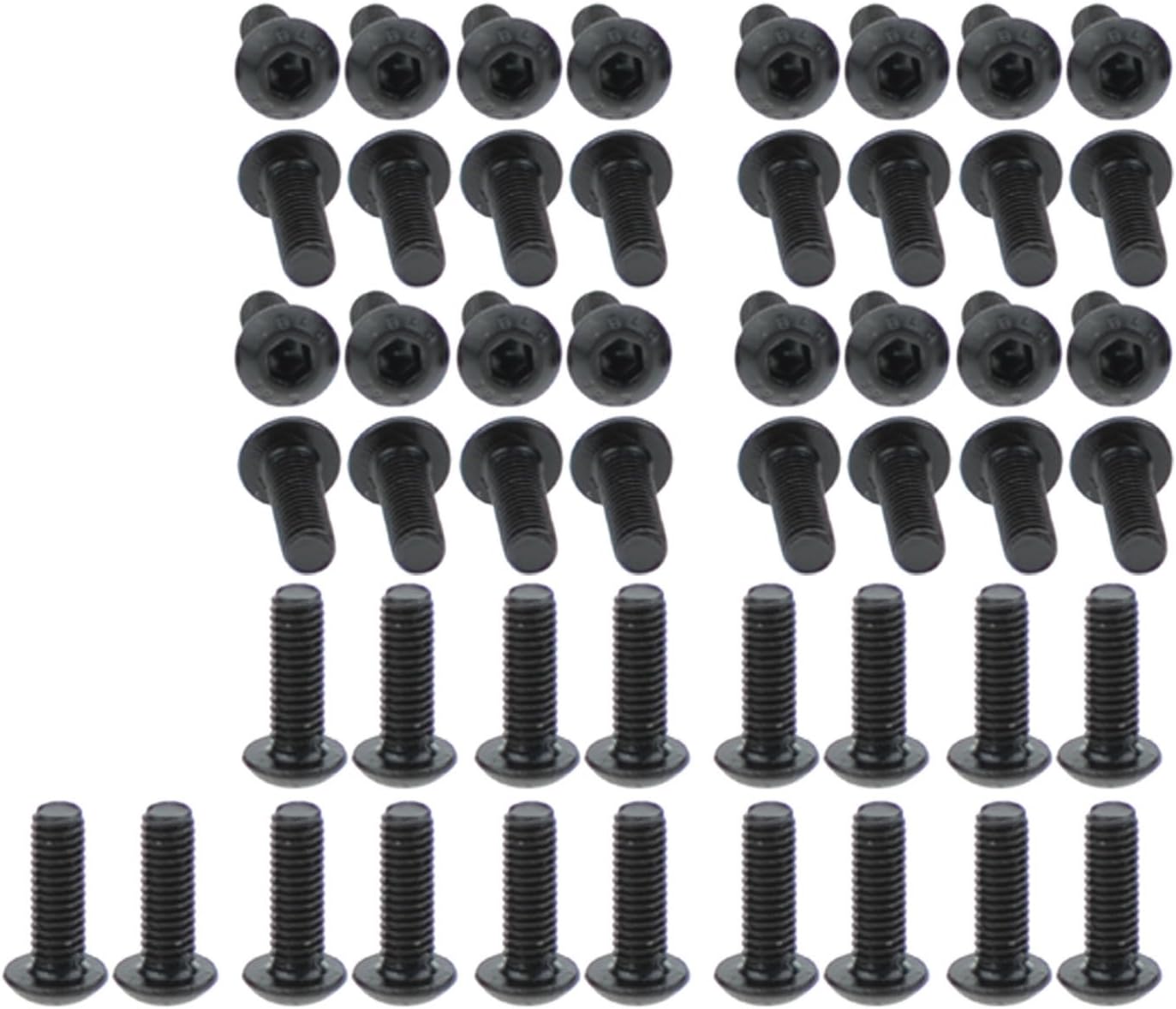 XunLiu Grade 10.9 Alloy Steel Button Head Hex Socket Screws (M3X9)