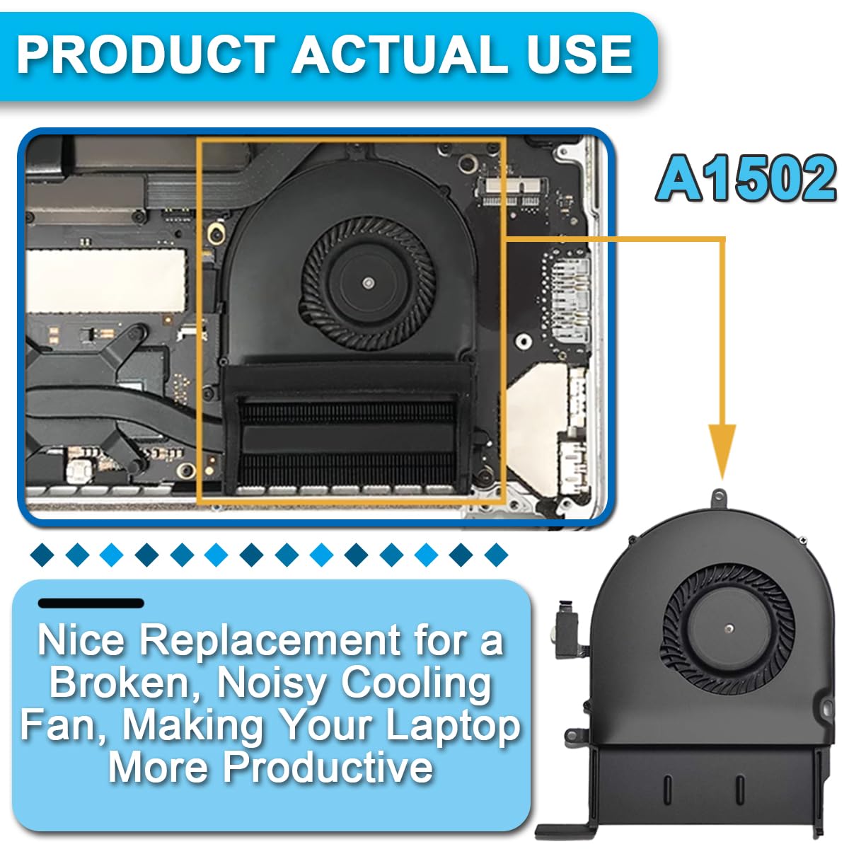 13" For MacBook Pro Retina A1502 Late 2013 Mid 2014 2015 CPU