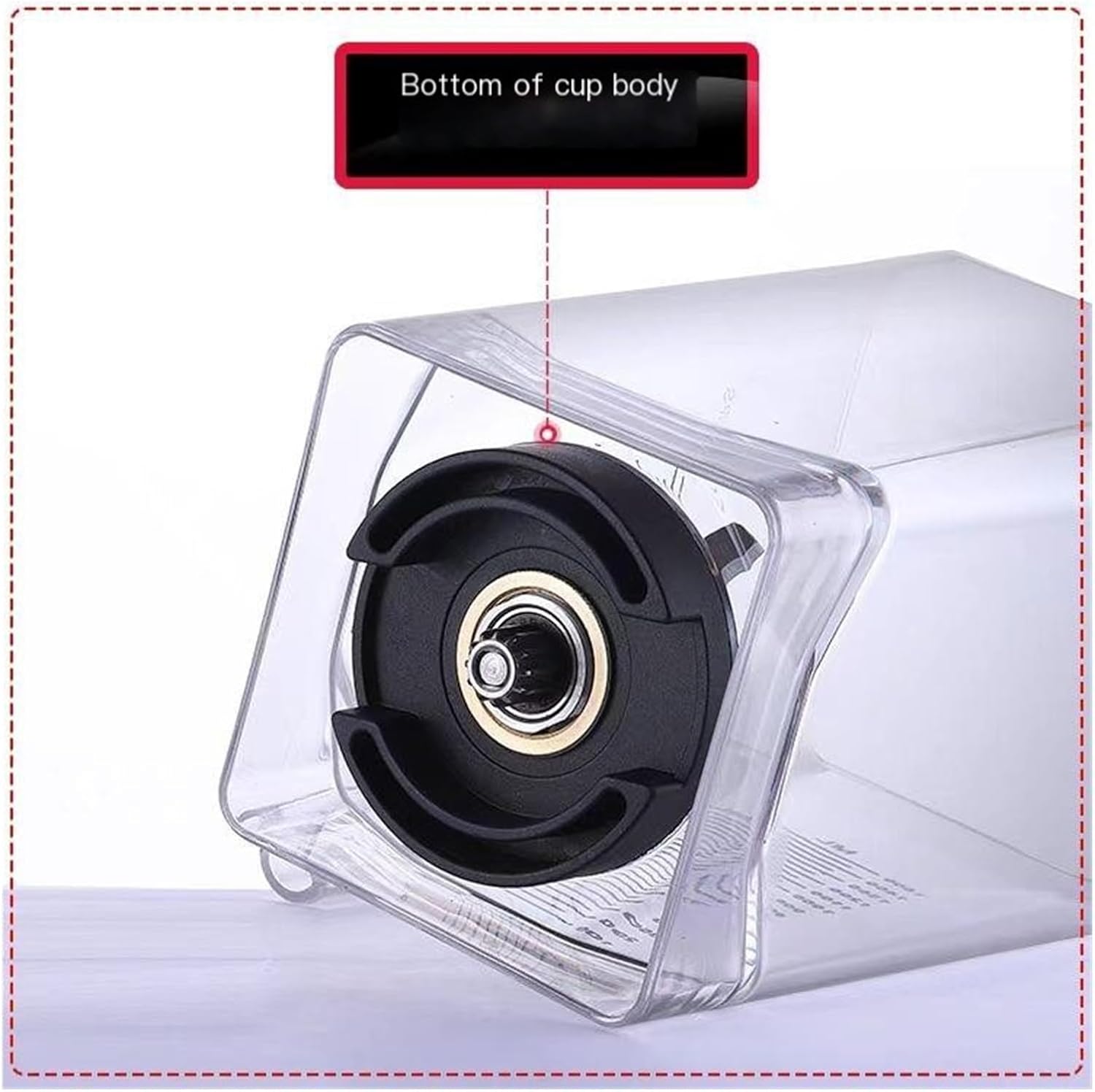 1500ml Blender Cover+blade+cup Body。Compatible For JTC Omniblend V。Smoothie Machine Accessories Blender Accessory Cup