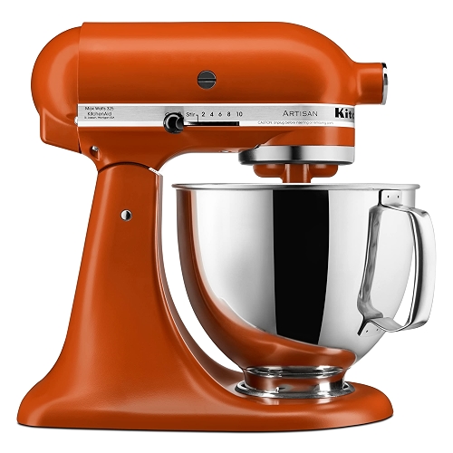 KitchenAid Artisan, 5-Qt Tilt Head Stand Mixer, KSM150PS, Scorched Orange KitchenAid Artisan, 5-Qt Tilt Head Stand Mixer, KSM150PS, Scorched Orange
