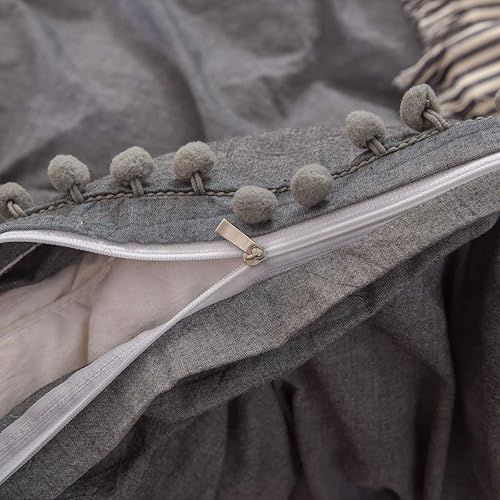 Miniatura 6 de Softta Grils - Juego de cama con pompones y volantes