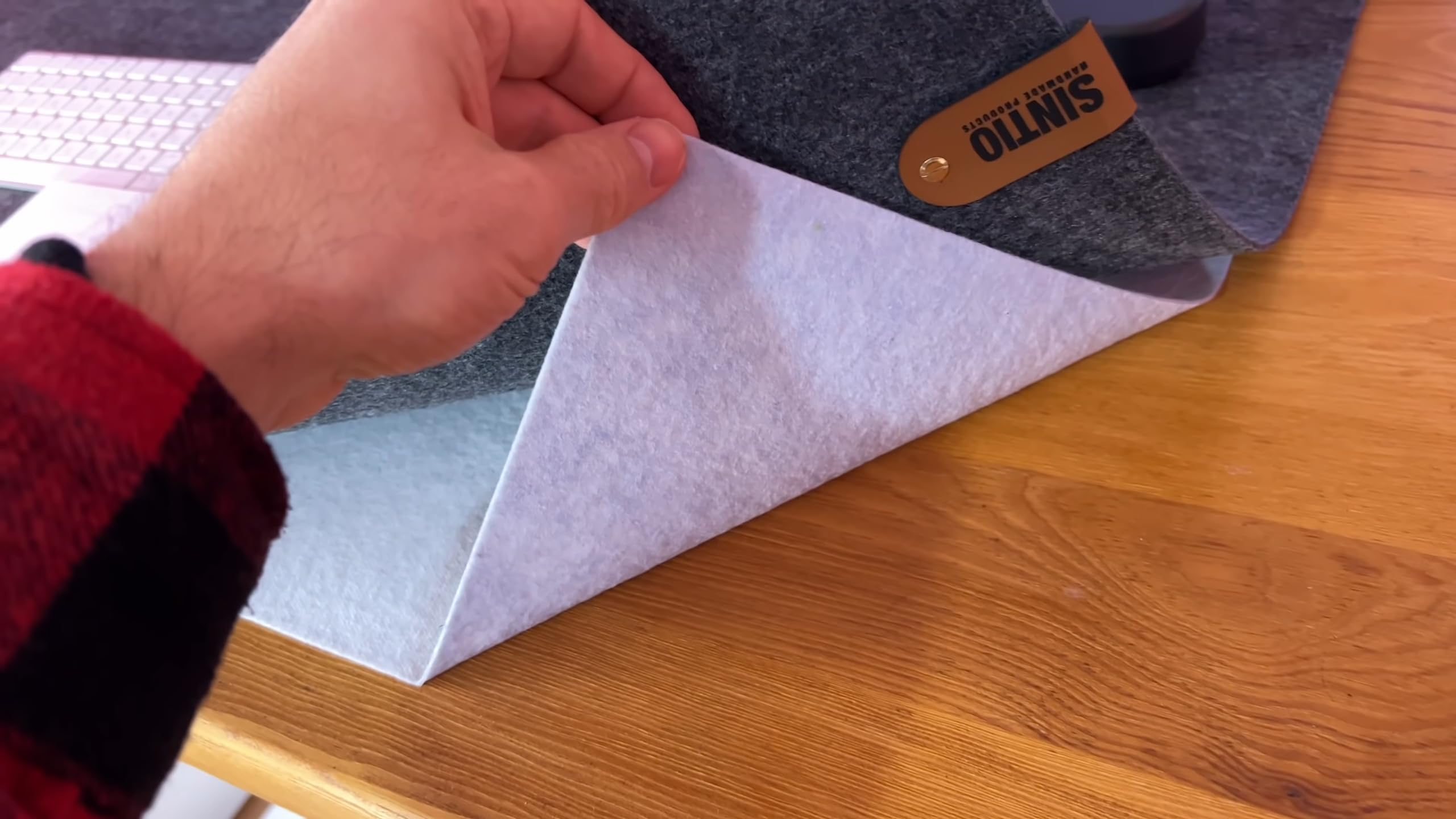 SİNTİO KEÇE MOUSEPAD (50X100CM) ANTRASİT (KAYDIRMAZ TABANLI) Oyuncu Gamer Mouse Pad, Büyük Boy Large Ofis Tipi Mouse Pad, Fare Altlığı, Düz Masa Koruyucu Klavye Altı Mousepad