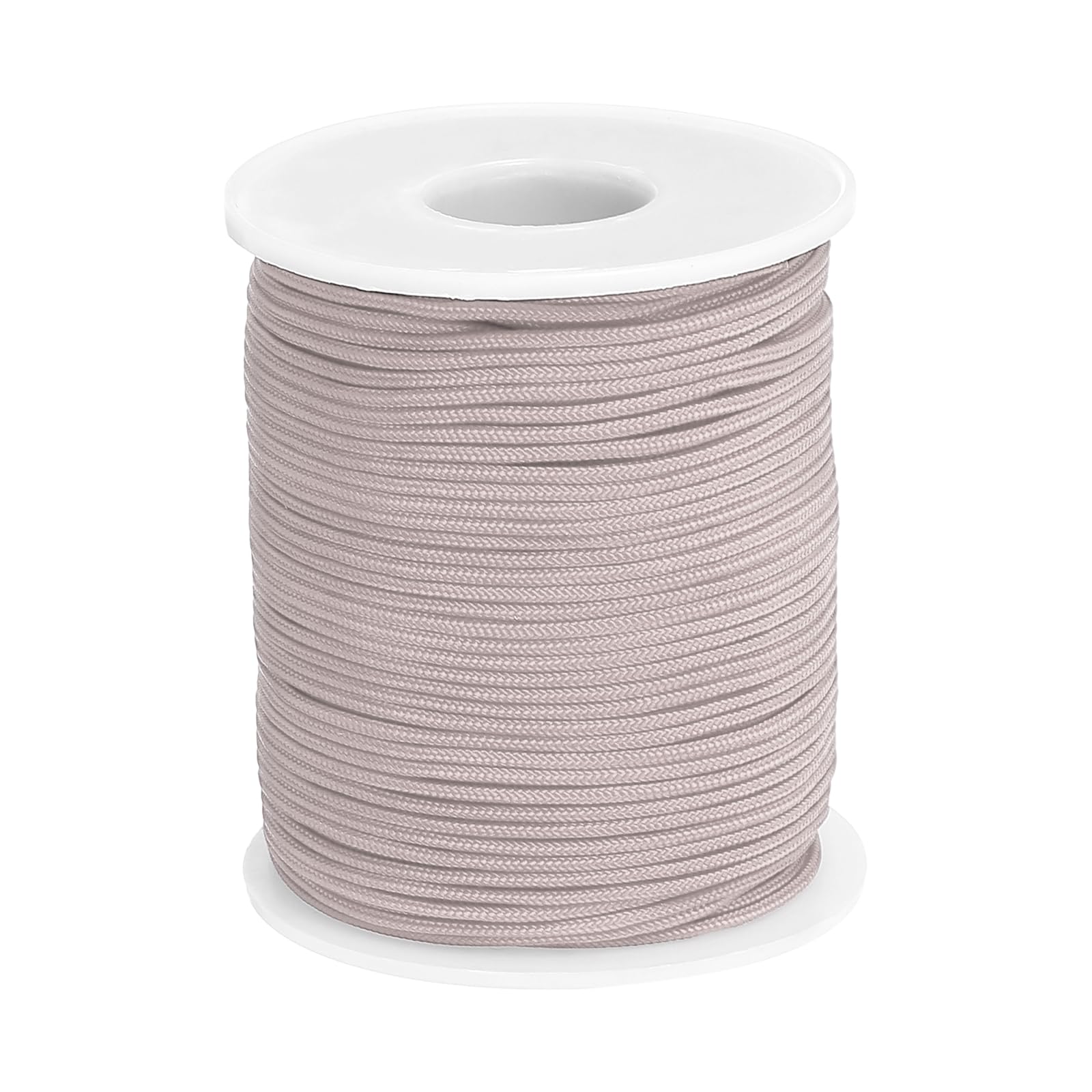 PATIKIL Nylon Cord 0.06"(1.5mm) x 55 Yards Braided String Light Tan — image 1