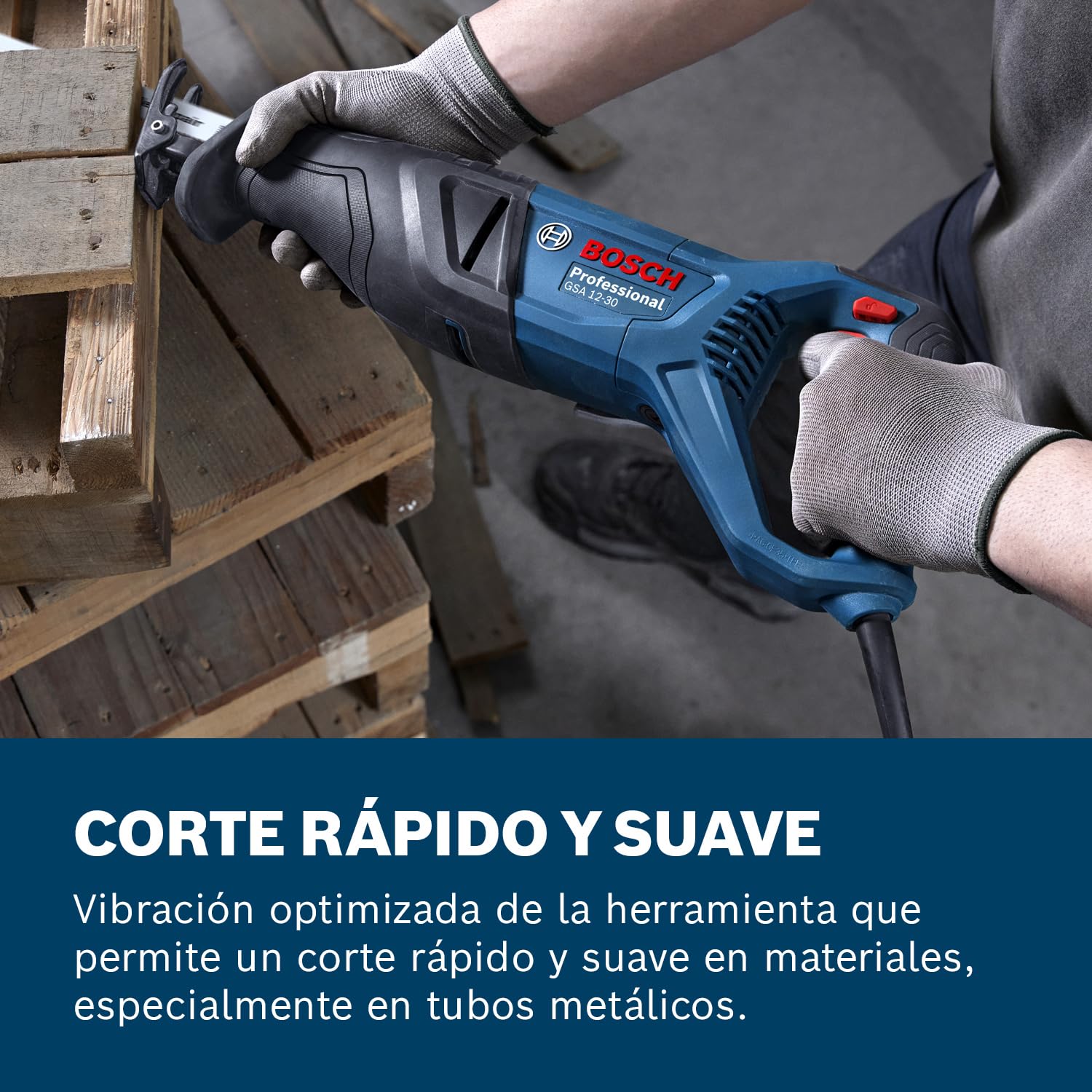Bosch Professional sierra sable GSA 12-30 (con maletín de transporte)