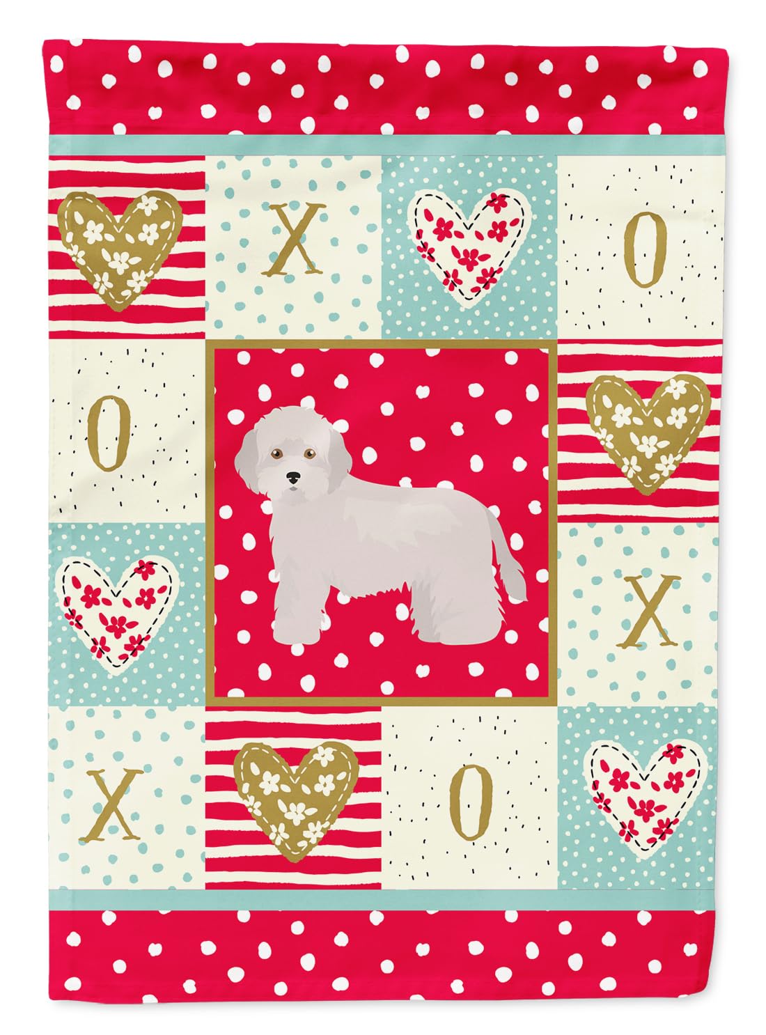 Drapeau de jardin Caniche Love cadeau idéal pour passionnés de chiens
